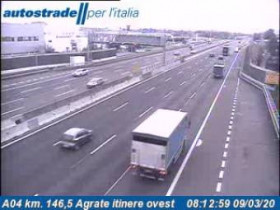 Imagen de vista previa de la cámara web Agrate Brianza - Traffic A04 - KM 147